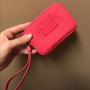 Pink Michael Kors wristlet